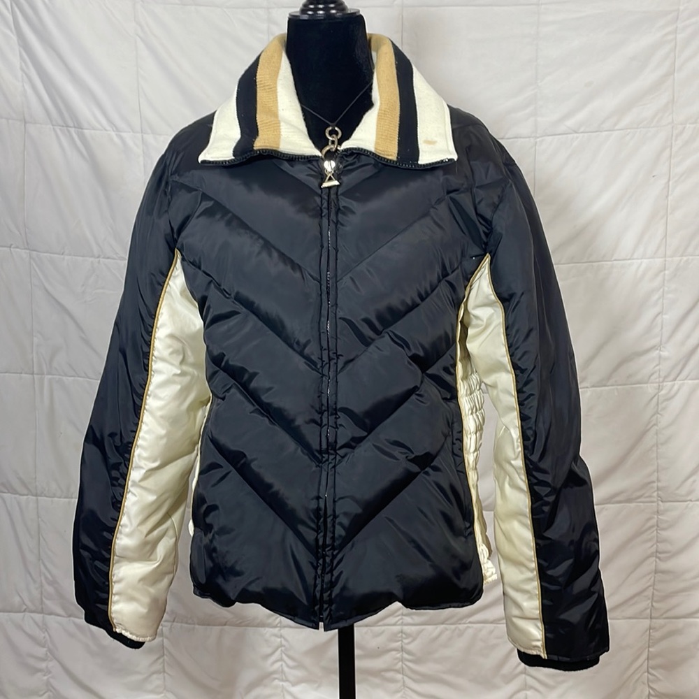 Black and White Bubble Coat
